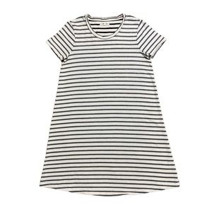 Madewell Short Sleeve Striped T-Shirt Dress